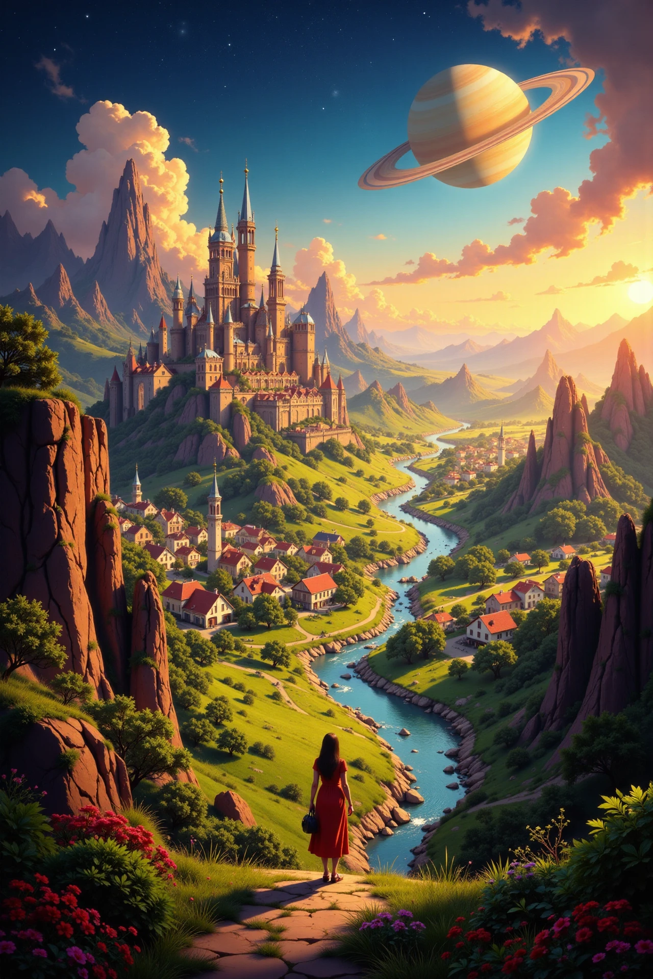 00381-a city in Saturn beautiful landscape golden hour by Edurock.webp